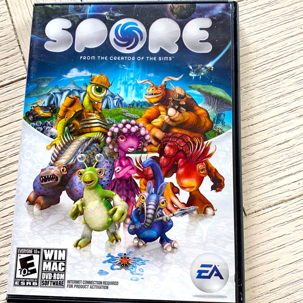 Spore PC game, from the creators of The Sims